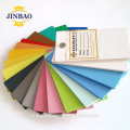 Jinbao weiße farbe 4x8ft 8mm 10mm pvc blatt pvc dekorative blatt